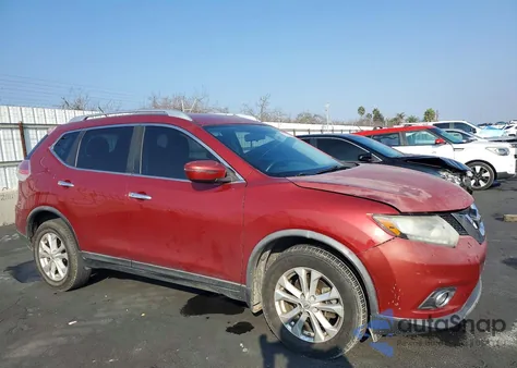 2016 Nissan Rogue S из США, поврежденный, VIN KNMAT2MT7GP654846